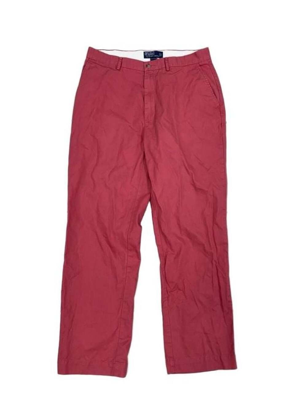 Polo By Ralph Lauren Chino Pants Size 33/30 Pink Cotton Casual Trousers